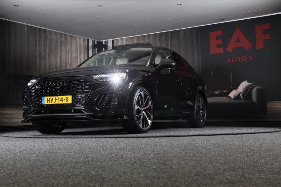 Audi Q5 Sportback 55 TFSI e SQ5 Look / Head Up / B&O / Carbon / Memory / Elek Stoelen / Stoelverkoeling / 360 Camera / Matrix / 21