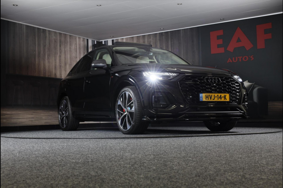Audi Q5 Sportback 55 TFSI e SQ5 Look / Head Up / B&O / Carbon / Memory / Elek Stoelen / Stoelverkoeling / 360 Camera / Matrix / 21