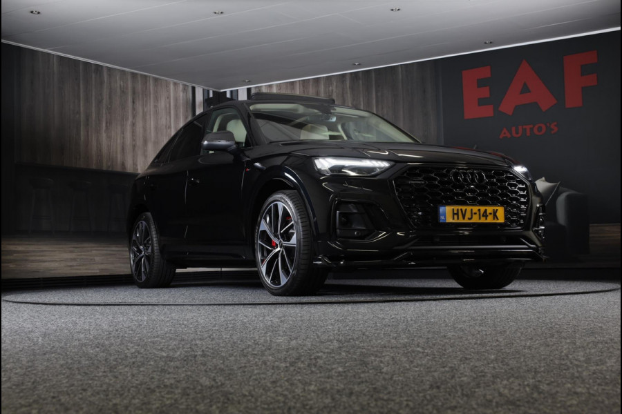 Audi Q5 Sportback 55 TFSI e SQ5 Look / Head Up / B&O / Carbon / Memory / Elek Stoelen / Stoelverkoeling / 360 Camera / Matrix / 21