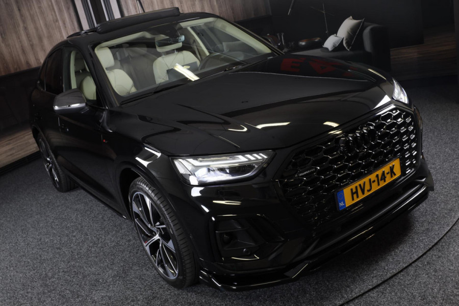 Audi Q5 Sportback 55 TFSI e SQ5 Look / Head Up / B&O / Carbon / Memory / Elek Stoelen / Stoelverkoeling / 360 Camera / Matrix / 21