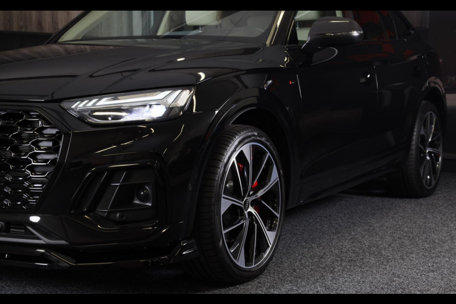 Audi Q5 Sportback 55 TFSI e SQ5 Look / Head Up / B&O / Carbon / Memory / Elek Stoelen / Stoelverkoeling / 360 Camera / Matrix / 21