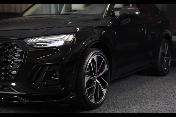 Audi Q5 Sportback 55 TFSI e SQ5 Look / Head Up / B&O / Carbon / Memory / Elek Stoelen / Stoelverkoeling / 360 Camera / Matrix / 21