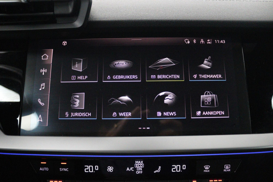 Audi A3 Sportback 35 TFSI S edition (PARKEERSENSOREN, ACHTERUITRIJCAMERA, STOELVERWARMING, SFEERVERLICHTING, NAVIGATIE, NL-AUTO)