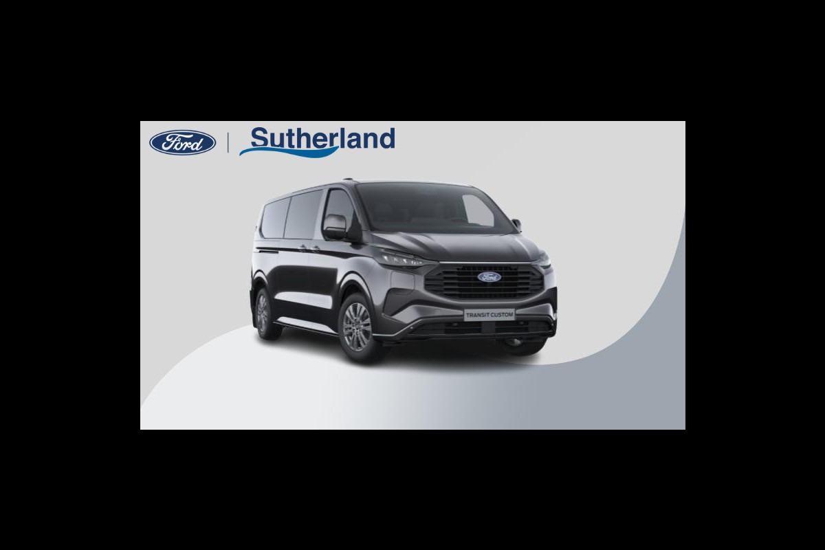 Ford Transit Custom 340 2.5 PHEV L2H1 Limited 233pk | Kombi | Incl. BTW/BPM | Dubbele zijschuifdeur | Privacy Glass | Inklapbare trekhaak | 17 inch lichtmetalen velgen | Driver Assistance Pack Premium | Verwarmbaar stuurwiel Ford Transit Custom 340 2.5 PHEV L2H1 Limited 233pk | Kombi | Incl. BTW/BPM | Dubbele zijschuifdeur | Privacy Glass | Inklapbare trekhaak | 17 inch lichtmetalen velgen | Driver Assistance Pack Premium | Verwarmbaar stuurwiel