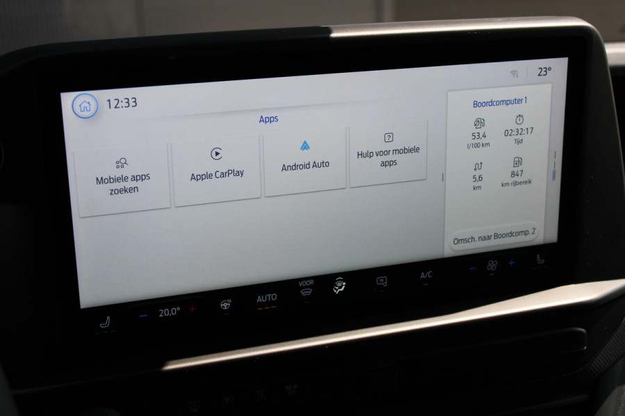 Ford Transit Custom 320 2.0 TDCI L2H1 Trend DC 136pk - Carplay - Android - Camera - Trekhaak - LED koplampen - Stoelverwarming - Draadloos laden - R