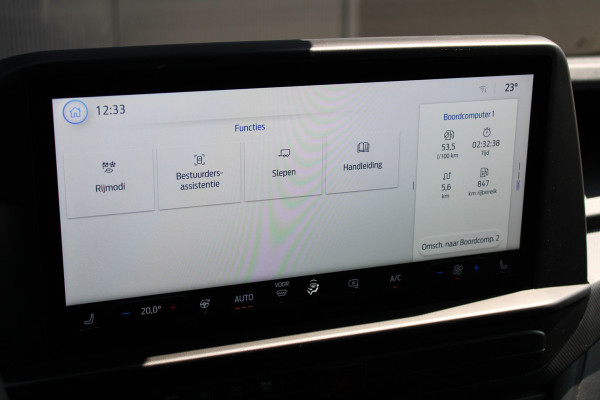Ford Transit Custom 320 2.0 TDCI L2H1 Trend DC 136pk - Carplay - Android - Camera - Trekhaak - LED koplampen - Stoelverwarming - Draadloos laden - R