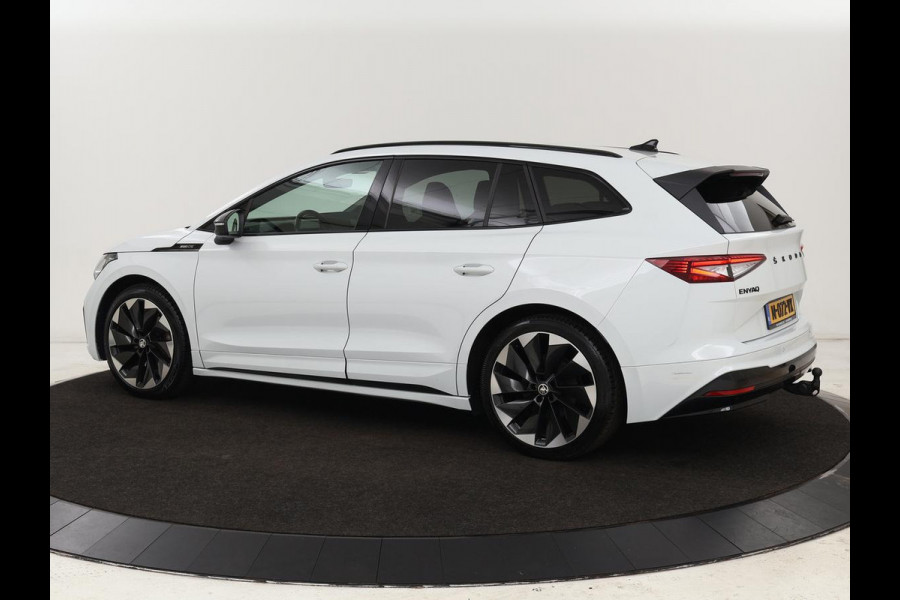 Škoda ENYAQ iV 80 Sportline | Stoelverwarming | Adaptive cruise | Trekhaak | Camera | Matrix LED | Carplay | Leder/Alcantara | Keyless | Stuurverwarming