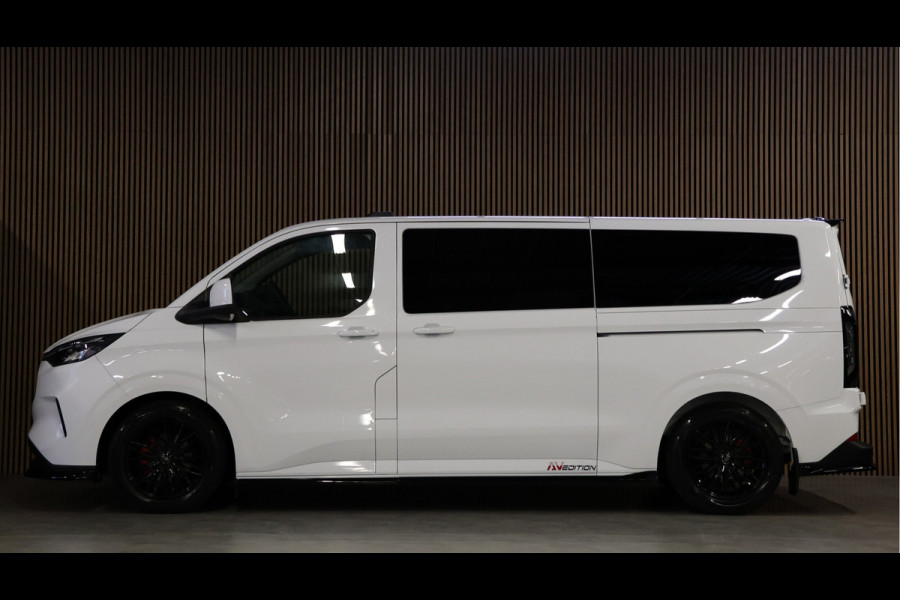 Ford Transit Custom 320 2.0 TDCI 170PK L2H1 DC | L+R Schuifdeur | ACC | Blind Spot | Navigatie | Camera | CarPlay | Lane Assist | Stoelverwarming | Raptor Edition | Trekhaak | 6-Zitter | Verlengde fabrieksgarantie tot 07-2029