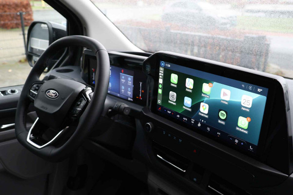 Ford Transit Custom 320 2.0 TDCI 170PK L2H1 DC | L+R Schuifdeur | ACC | Blind Spot | Navigatie | Camera | CarPlay | Lane Assist | Stoelverwarming | Raptor Edition | Trekhaak | 6-Zitter | Verlengde fabrieksgarantie tot 07-2029