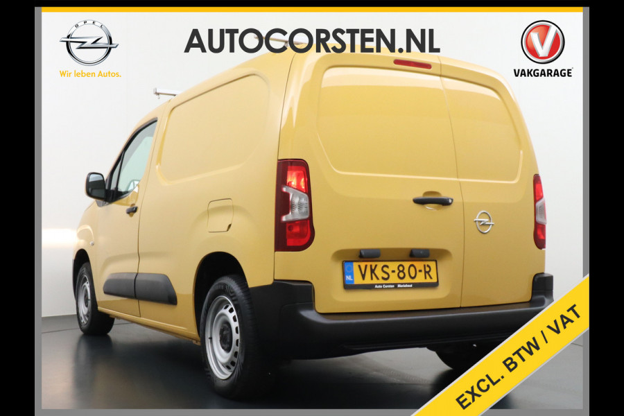 Opel Combo 1.5CDTI EURO6 9x Op voorraad! 3-Persoons Airco Cruise Control Bluetooth Elektr.ramen Elektr.spiegels+Verwarmd Centr.Vergr+ab. L1 Schuifdeur Betonplex vloer Lat om Lat betimmering super nette origineel Nederlands geleverde auto!