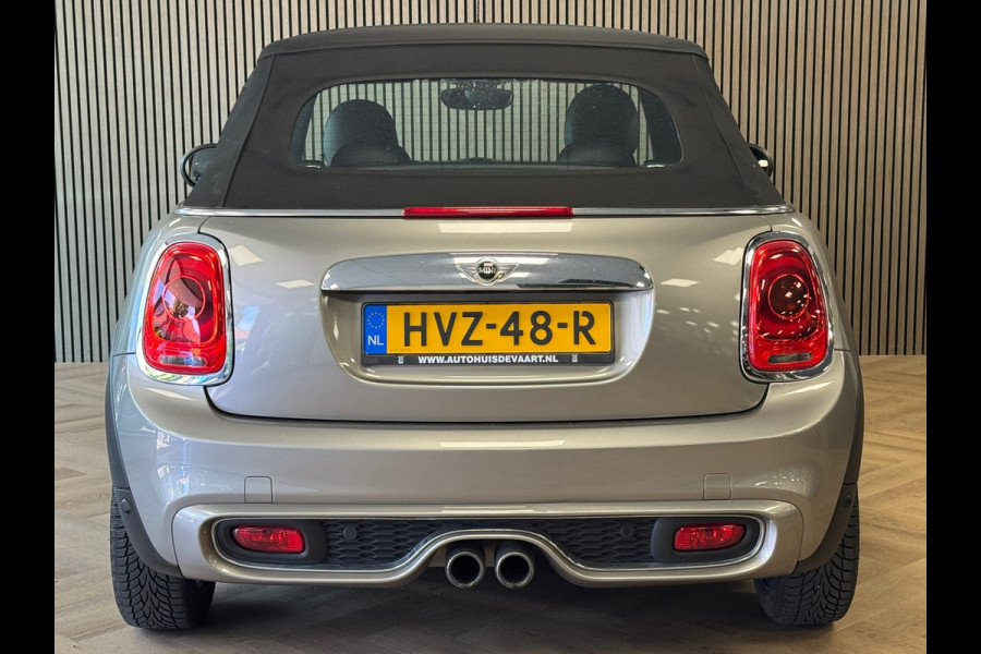 MINI Cabrio 2.0 Cooper S Chili Serious Business AIRCO NAVIGATIE STOELVERWARMING KEYLESS-GO PDC CRUISE START/STOP USB AUX