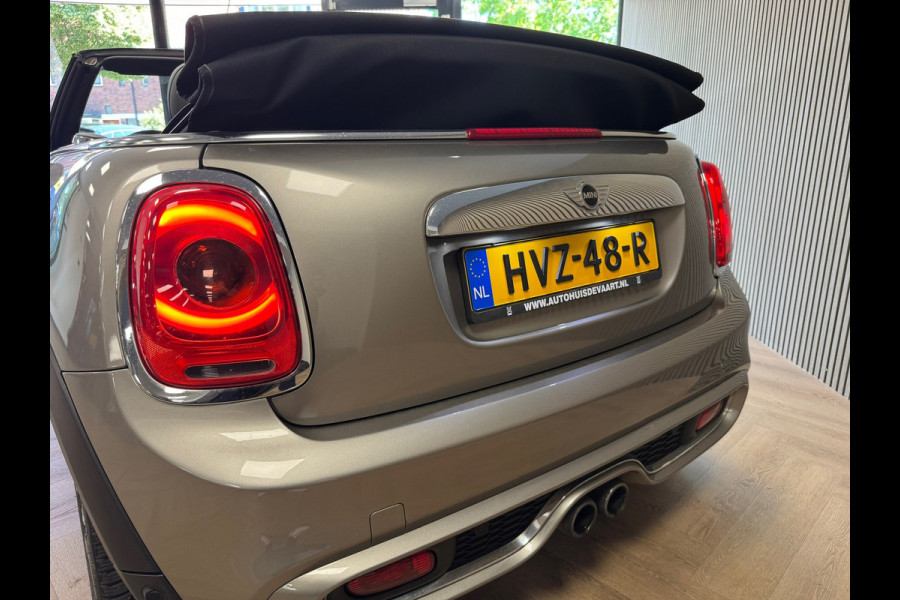 MINI Cabrio 2.0 Cooper S Chili Serious Business AIRCO NAVIGATIE STOELVERWARMING KEYLESS-GO PDC CRUISE START/STOP USB AUX