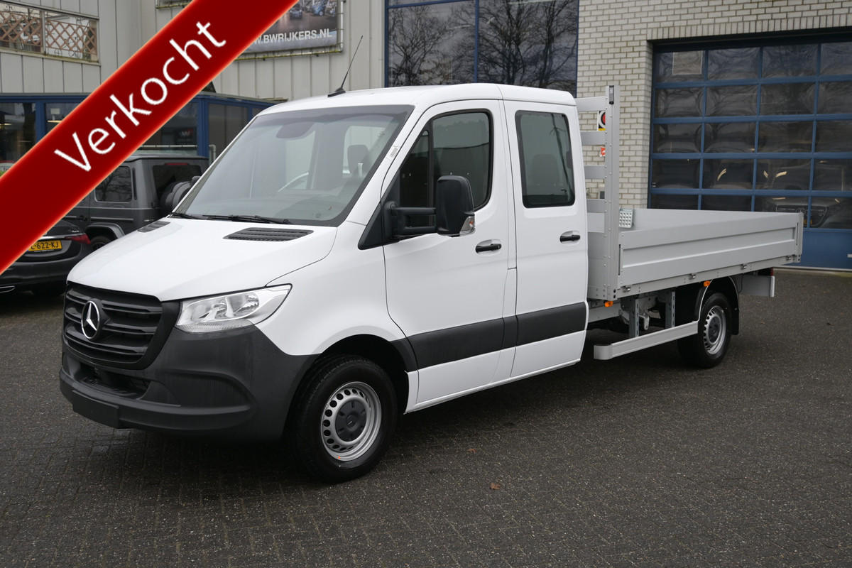 Mercedes-Benz Sprinter 317 CDI L3 DC Open laadbak 3500 KG trekhaak, 7 Zitplaatsen, Standkachel Mercedes-Benz Sprinter 317 CDI L3 DC Open laadbak 3500 KG trekhaak, 7 Zitplaatsen, Standkachel