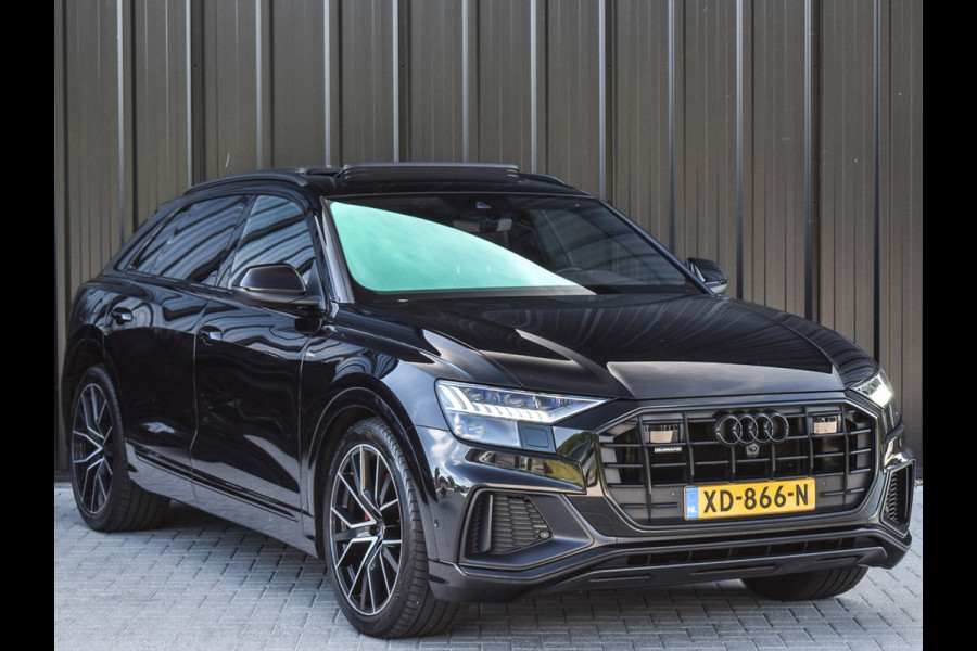 Audi Q8 50 TDI QUATTRO PRO LINE S | PANORAMADAK | MEMORY SEATS | 360 CAMERA | KEYLESS | BANG&OLUFSEN | ADAPTIVE CRUISE | TREKHAAK | AMBI