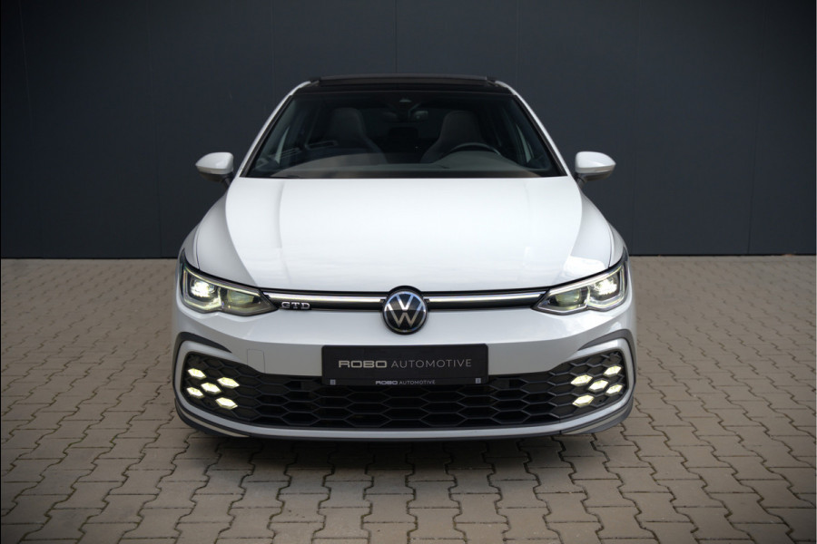 Volkswagen Golf 2.0 TDI GTD | Panoramadak | Stoelverwarming | Stuurverwarming | Adaptive Cruise Control | Apple Carplay | Sport & Sound | Adaptief Onderstel | Keyless | IQ Light LED | Camera | Ambiance Verlichting