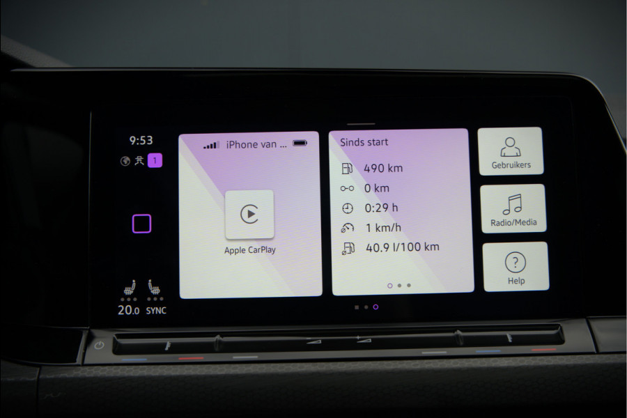 Volkswagen Golf 2.0 TDI GTD | Panoramadak | Stoelverwarming | Stuurverwarming | Adaptive Cruise Control | Apple Carplay | Sport & Sound | Adaptief Onderstel | Keyless | IQ Light LED | Camera | Ambiance Verlichting