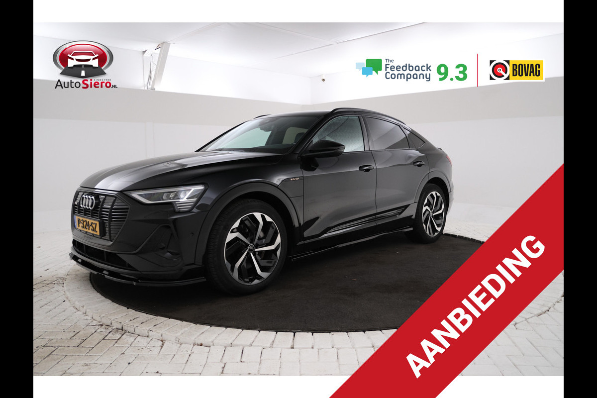 Audi e-tron Sportback 55 quattro S edition 95 kWh Adaptieve Cruise, B&O, Panoramadak, Camera Audi e-tron Sportback 55 quattro S edition 95 kWh Adaptieve Cruise, B&O, Panoramadak, Camera