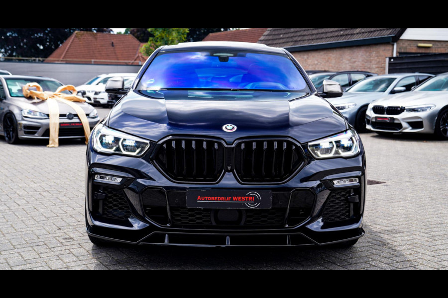 BMW X6 M50i High Executive | Carbon inleg | Krystallen Pook | Harman/Kardon | X6M look | 360 | Uitlaatklep | BMW Drive Assisted |