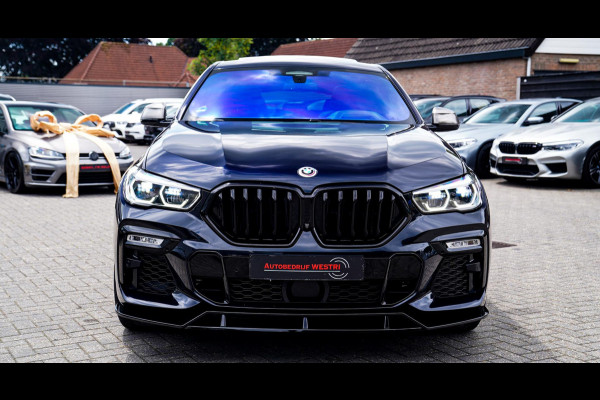BMW X6 M50i High Executive | Carbon inleg | Krystallen Pook | Harman/Kardon | X6M look | 360 | Uitlaatklep | BMW Drive Assisted |