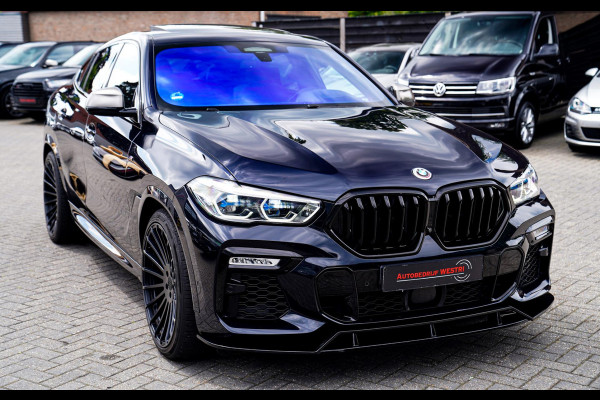 BMW X6 M50i High Executive | Carbon inleg | Krystallen Pook | Harman/Kardon | X6M look | 360 | Uitlaatklep | BMW Drive Assisted |