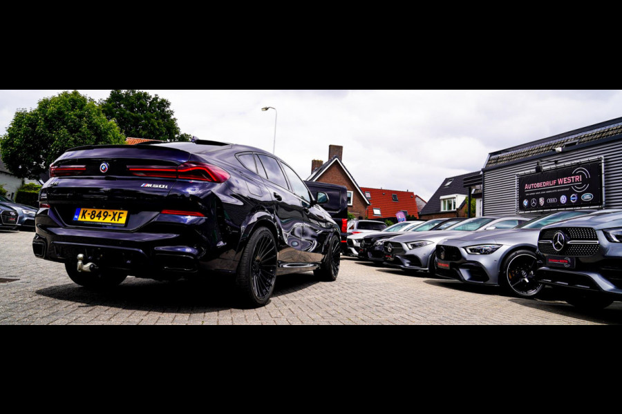 BMW X6 M50i High Executive | Carbon inleg | Krystallen Pook | Harman/Kardon | X6M look | 360 | Uitlaatklep | BMW Drive Assisted |