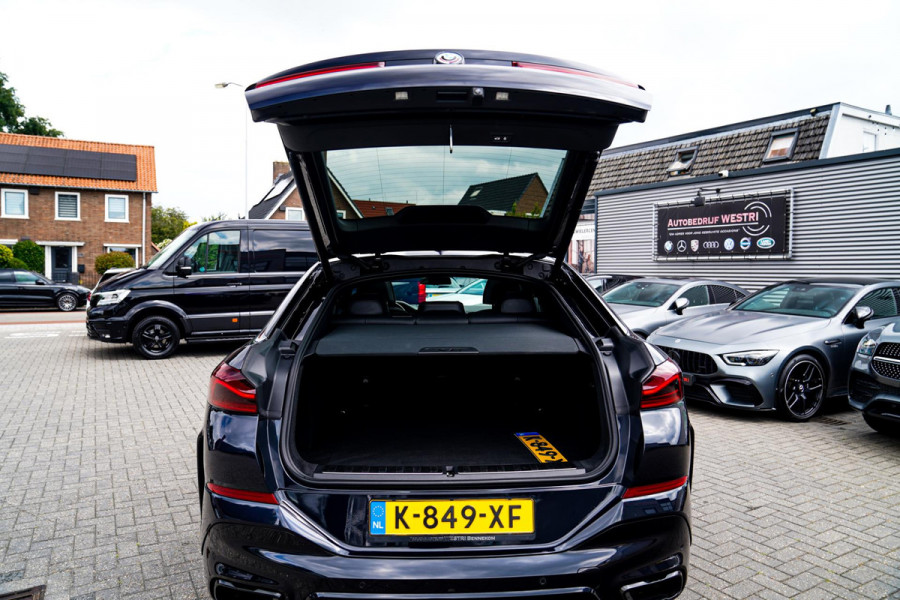 BMW X6 M50i High Executive | Carbon inleg | Krystallen Pook | Harman/Kardon | X6M look | 360 | Uitlaatklep | BMW Drive Assisted |