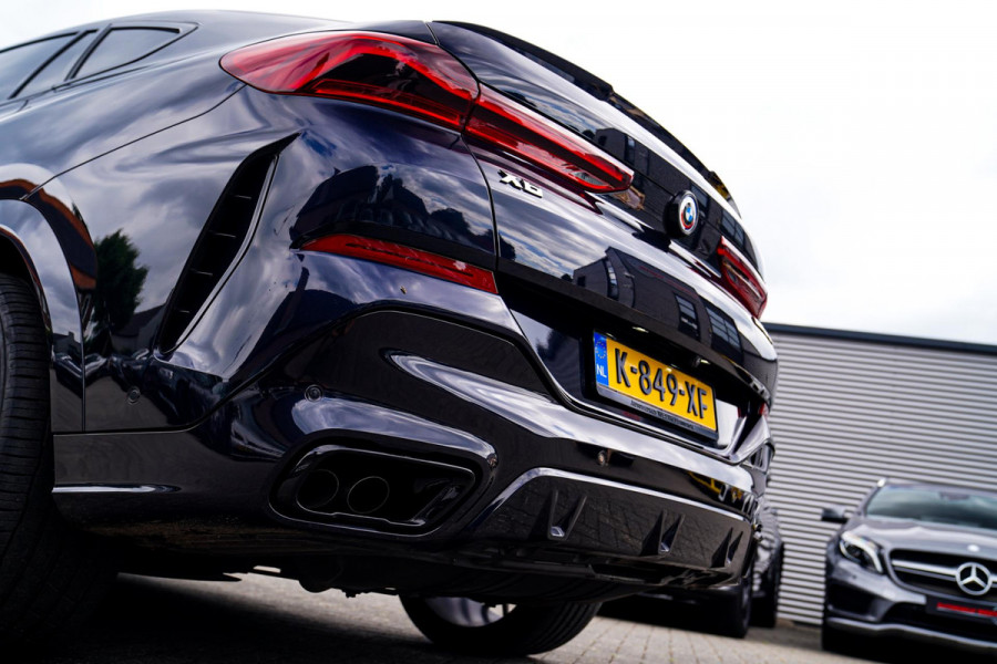 BMW X6 M50i High Executive | Carbon inleg | Krystallen Pook | Harman/Kardon | X6M look | 360 | Uitlaatklep | BMW Drive Assisted |