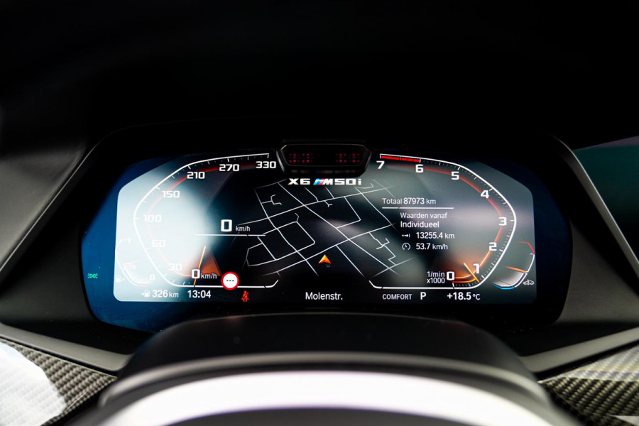 BMW X6 M50i High Executive | Carbon inleg | Krystallen Pook | Harman/Kardon | X6M look | 360 | Uitlaatklep | BMW Drive Assisted |