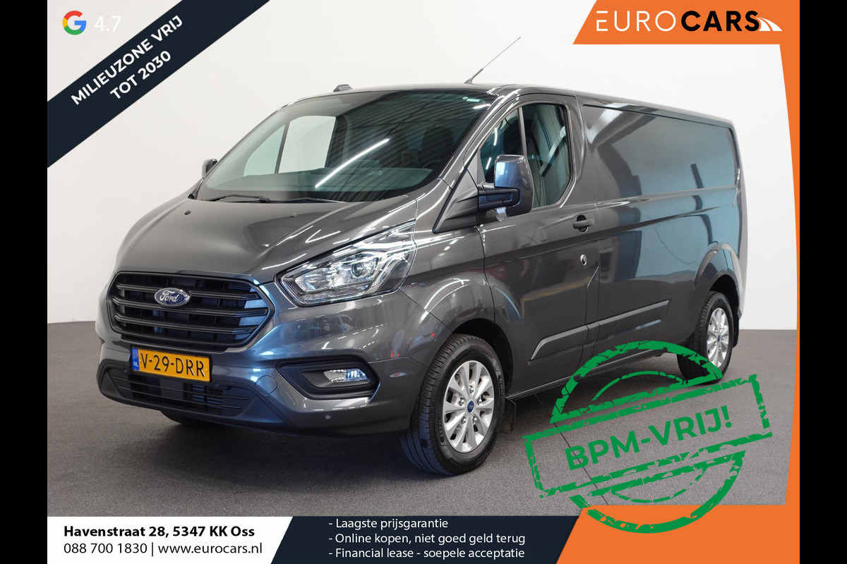 Ford Transit Custom 300 2.0 TDCI 130pk L2H1 Trend Automaat Airco Navigatie Cruise control Camera Parkeersensoren Trekhaak Betimmering Laadruimte