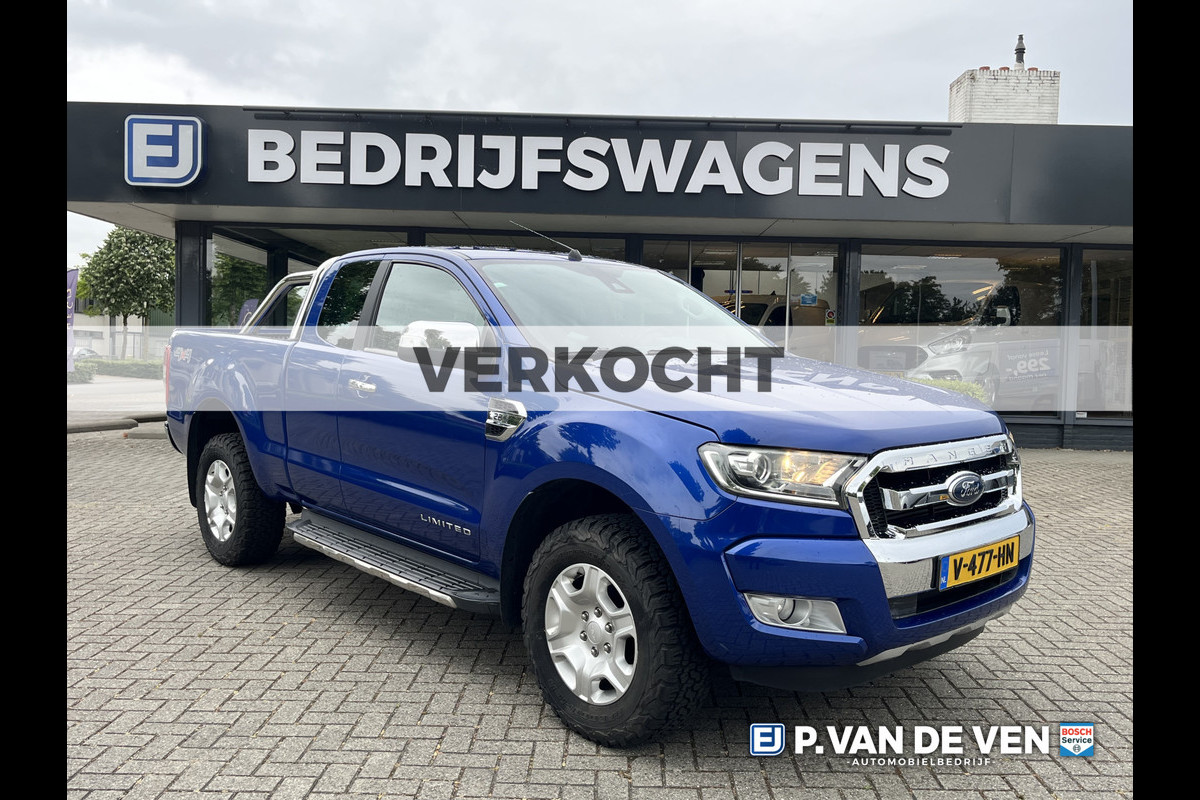 Ford Ranger 2.2 TDCi Limited Supercab 160pk/118kW 6-bak | Trekhaak | Adapt. Cruise | All Terrain | Ford Ranger 2.2 TDCi Limited Supercab 160pk/118kW 6-bak | Trekhaak | Adapt. Cruise | All Terrain |