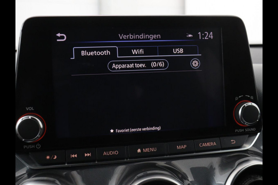 Nissan Juke 1.0 DIG-T N-Connecta | Carplay | Keyless | Navigatie | Full LED | Climate control | Parkeerhulp | Cruise control