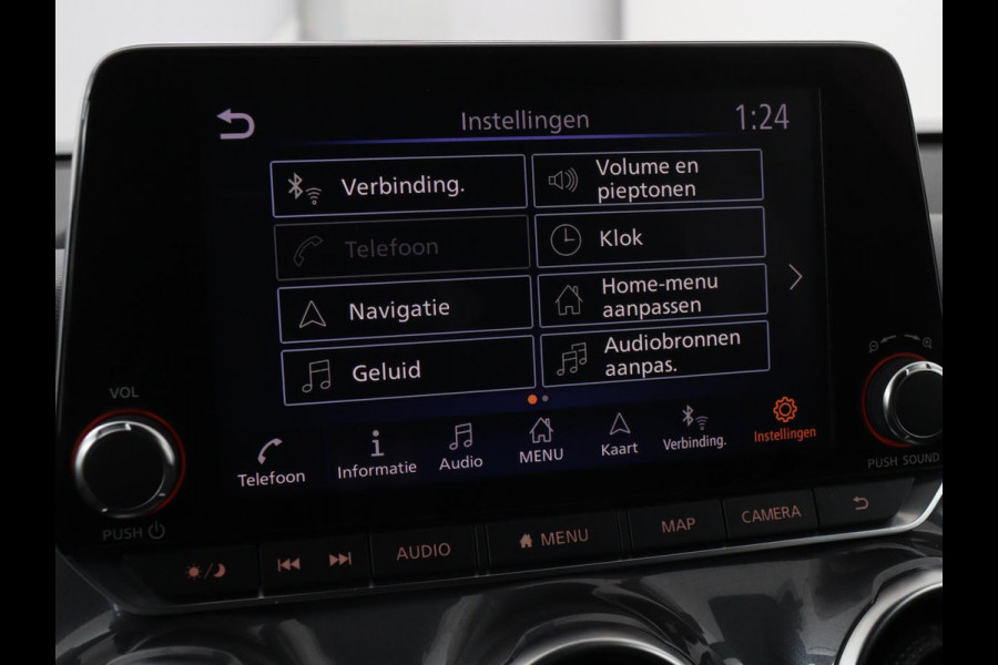 Nissan Juke 1.0 DIG-T N-Connecta | Carplay | Keyless | Navigatie | Full LED | Climate control | Parkeerhulp | Cruise control