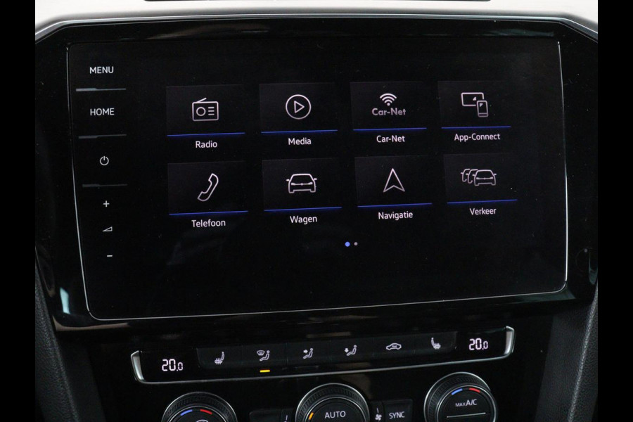 Volkswagen Passat 1.4 TSI R Line | Trekhaak | 360 camera | Stoelverwarming | Leder/Alcantara | Carplay | Adaptive cruise | Navigatie | Full LED | Virtual Cockpit