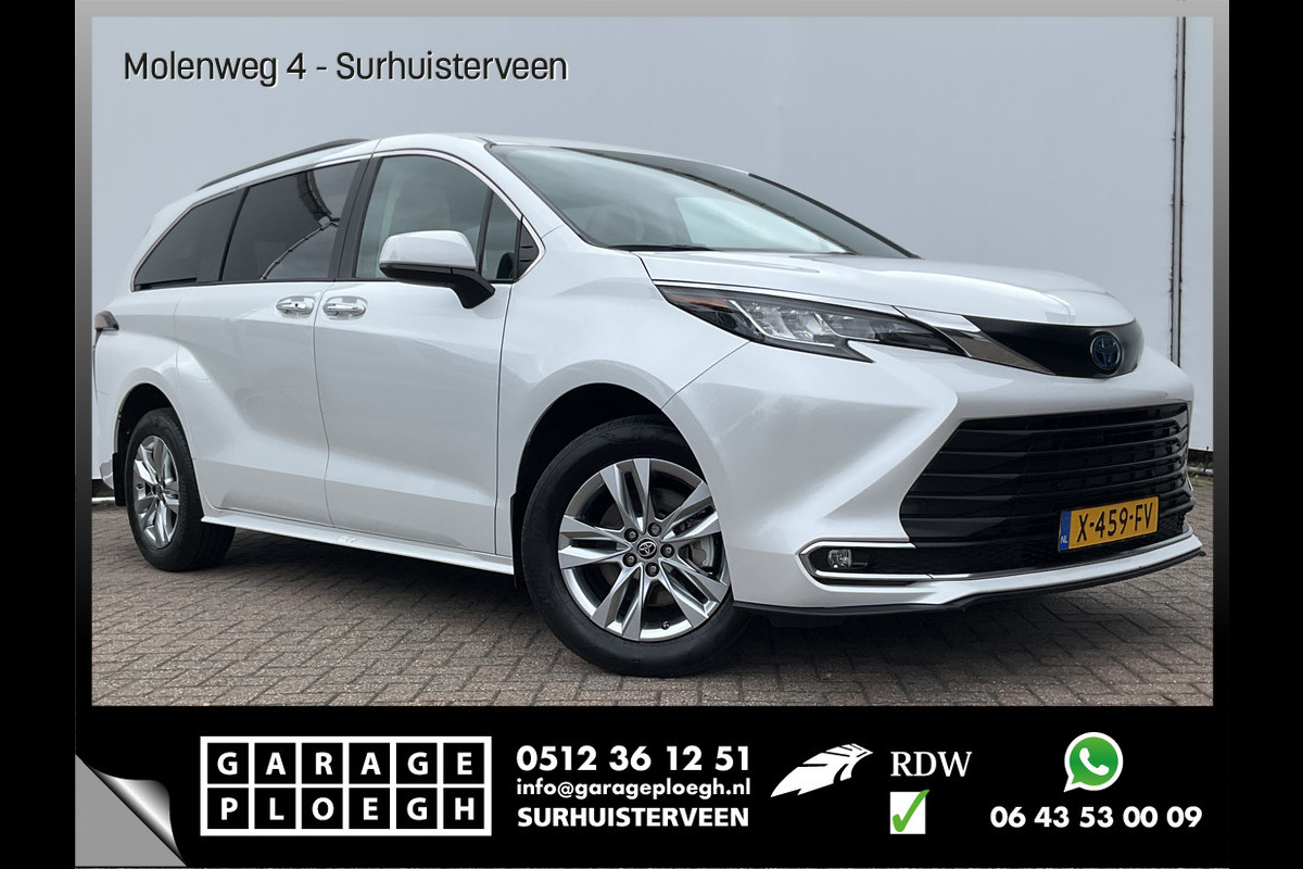 Toyota SIENNA 7-Pers 2.5 HEV 266pk XLE Full Option Open sky Leer Camera 7-zits 7 Persoons Toyota SIENNA 7-Pers 2.5 HEV 266pk XLE Full Option Open sky Leer Camera 7-zits 7 Persoons