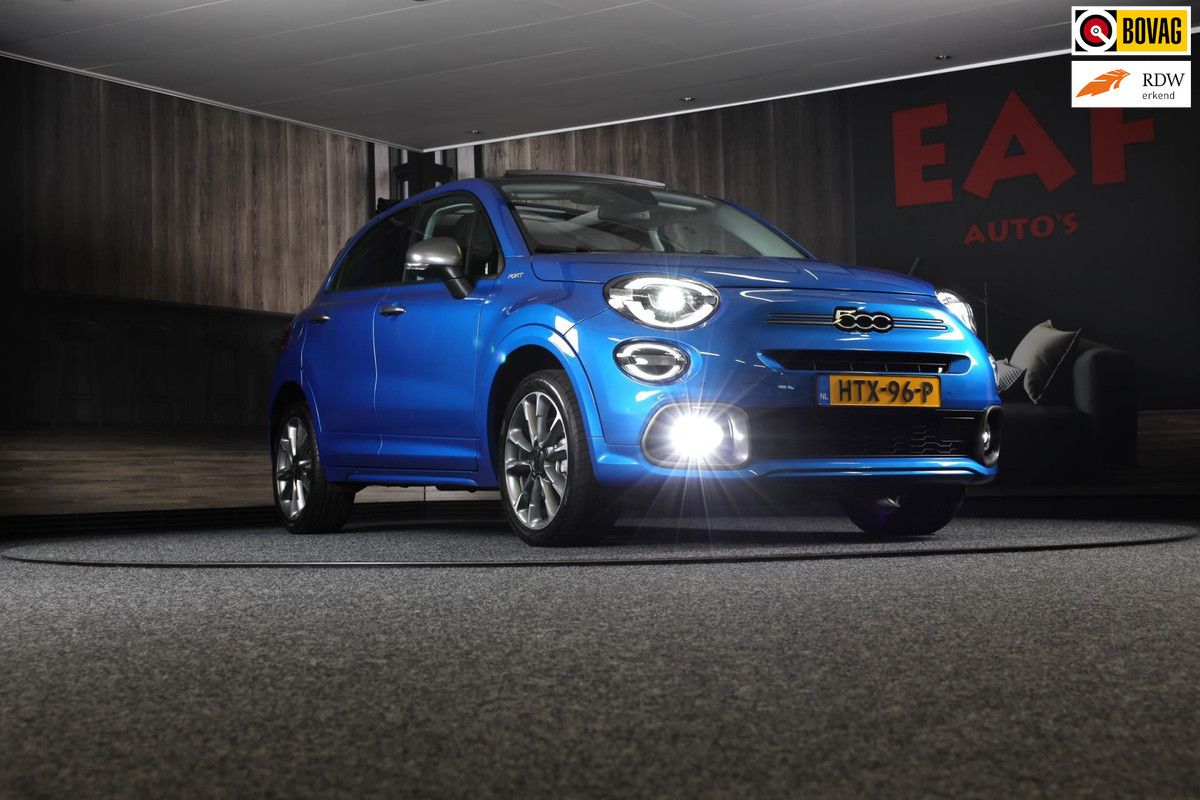 Fiat 500X 1.5 Hybrid Sport Cabrio / AUT / Navi / Ecc / Elek Pakket / Acc / Lane Assist / Camera / Led / Pdc / 18 Inch Fiat 500X 1.5 Hybrid Sport Cabrio / AUT / Navi / Ecc / Elek Pakket / Acc / Lane Assist / Camera / Led / Pdc / 18 Inch