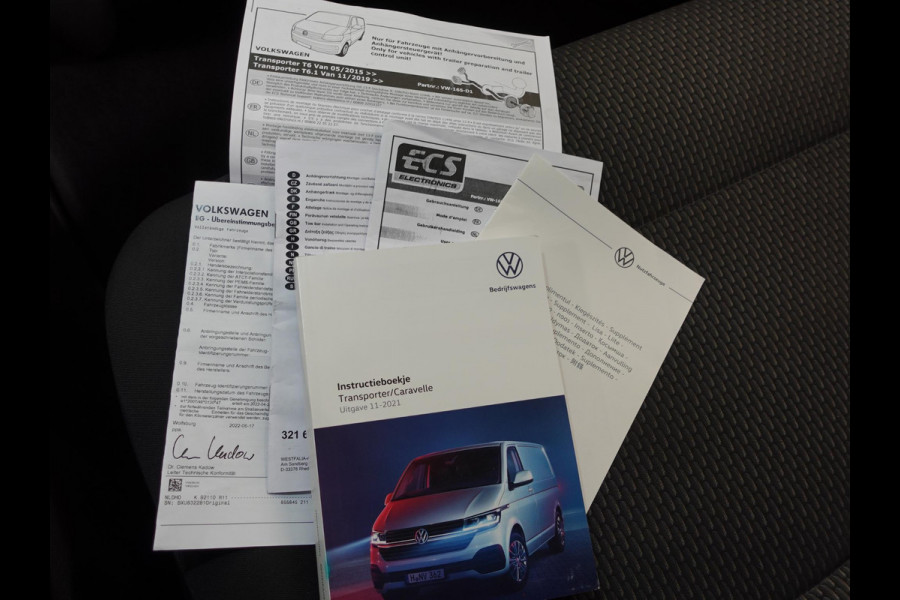 Volkswagen Transporter 2.0 TDI L2 Dubbele Cabine Automaat Airco Cruise control Camera Apple Carplay/Android Auto