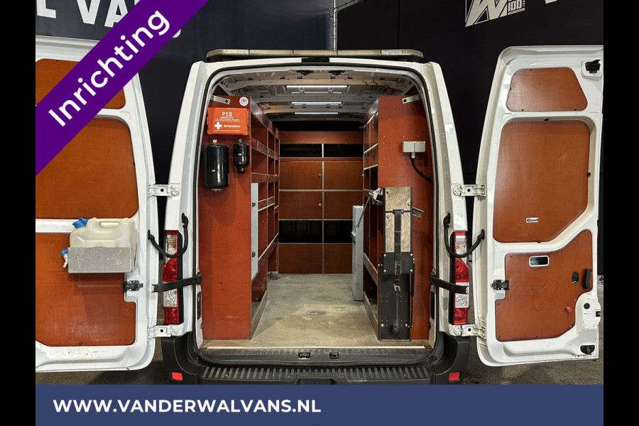 Opel Movano 2.3 CDTI 146pk L2H2 Inrichting Euro6 Airco | Camera | Navigatie | Omvormer 3000 Cruiscontrol, 2500kg Trekhaak, Parkeersensoren, Bijrijdersbank