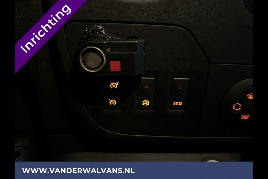 Opel Movano 2.3 CDTI 146pk L2H2 Inrichting Euro6 Airco | Camera | Navigatie | Omvormer 3000 Cruiscontrol, 2500kg Trekhaak, Parkeersensoren, Bijrijdersbank