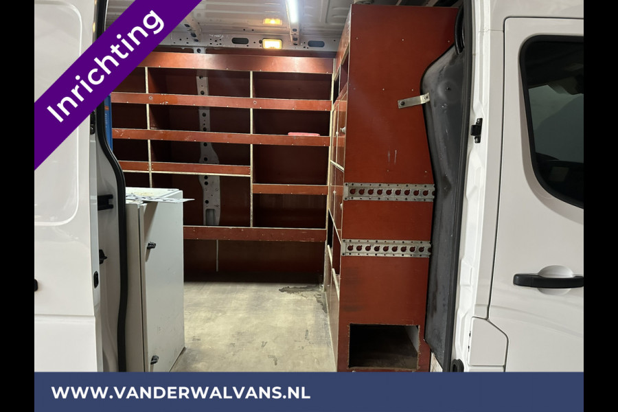 Opel Movano 2.3 CDTI 146pk L2H2 Inrichting Euro6 Airco | Camera | Navigatie | Omvormer 3000 Cruiscontrol, 2500kg Trekhaak, Parkeersensoren, Bijrijdersbank
