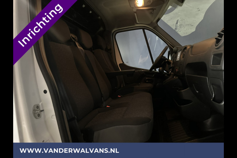 Opel Movano 2.3 CDTI 146pk L2H2 Inrichting Euro6 Airco | Camera | Navigatie | Omvormer 3000 Cruiscontrol, 2500kg Trekhaak, Parkeersensoren, Bijrijdersbank