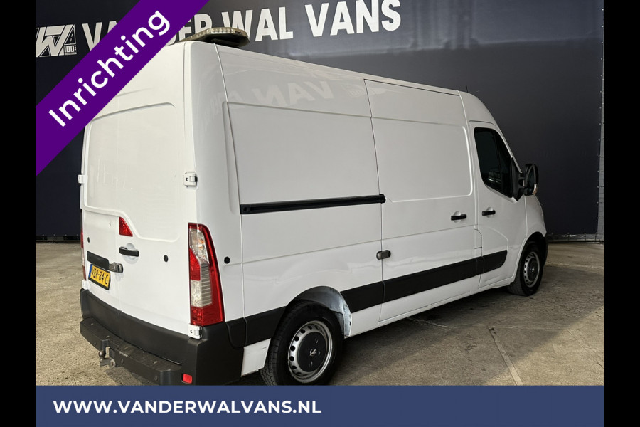 Opel Movano 2.3 CDTI 146pk L2H2 Inrichting Euro6 Airco | Camera | Navigatie | Omvormer 3000 Cruiscontrol, 2500kg Trekhaak, Parkeersensoren, Bijrijdersbank