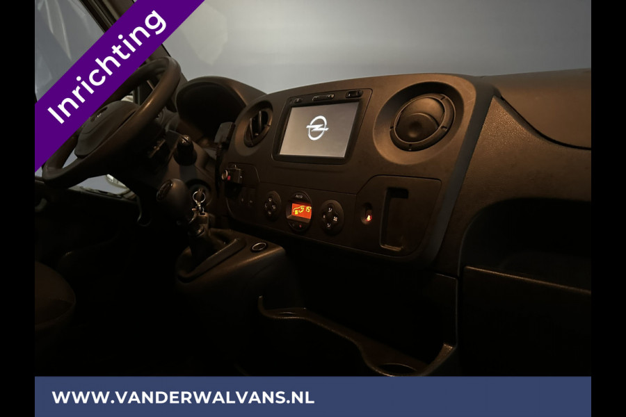 Opel Movano 2.3 CDTI 146pk L2H2 Inrichting Euro6 Airco | Camera | Navigatie | Omvormer 3000 Cruiscontrol, 2500kg Trekhaak, Parkeersensoren, Bijrijdersbank