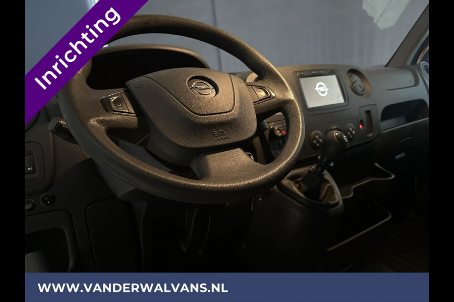 Opel Movano 2.3 CDTI 146pk L2H2 Inrichting Euro6 Airco | Camera | Navigatie | Omvormer 3000 Cruiscontrol, 2500kg Trekhaak, Parkeersensoren, Bijrijdersbank