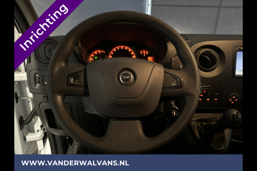 Opel Movano 2.3 CDTI 146pk L2H2 Inrichting Euro6 Airco | Camera | Navigatie | Omvormer 3000 Cruiscontrol, 2500kg Trekhaak, Parkeersensoren, Bijrijdersbank