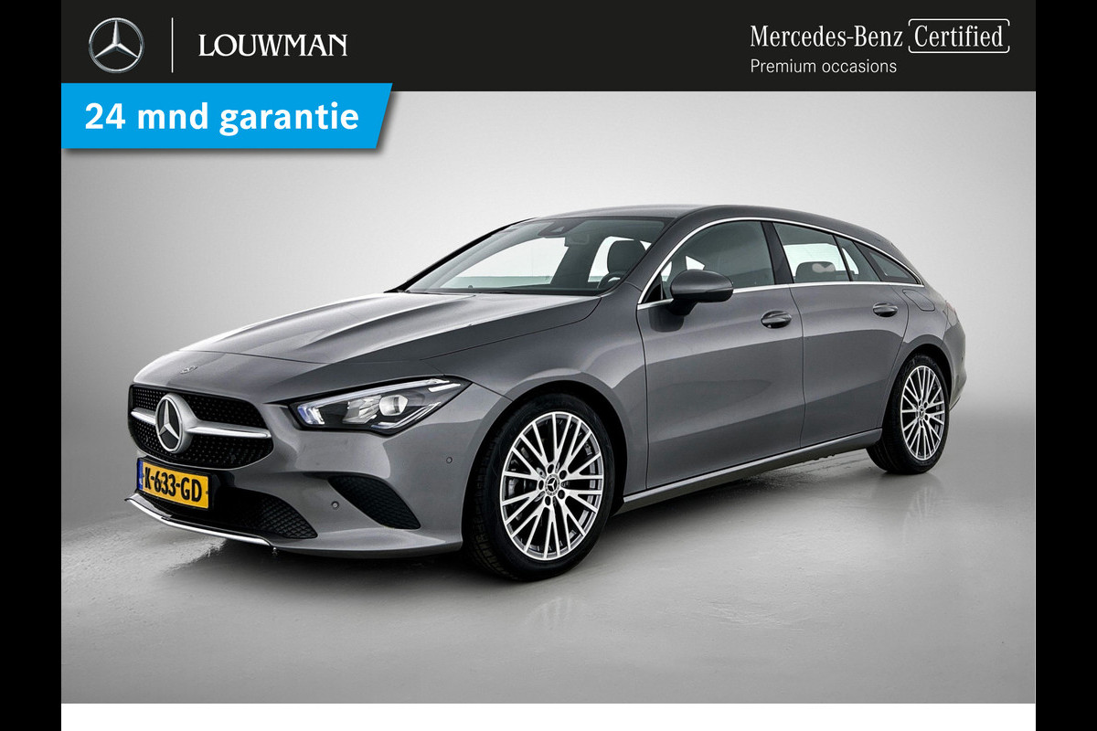 Mercedes-Benz CLA-Klasse Shooting Brake 200 Business Luxury | Lichtmetalen velgen | MBUX wide screen | Navigatie | Parkings support met camera achter | Inclusief 24 maanden Mercedes-Benz Certified garantie voor Europa.