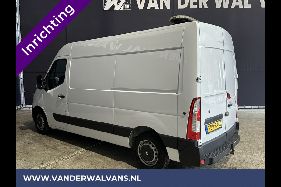 Opel Movano 2.3 CDTI 146pk L2H2 Inrichting Euro6 Airco | Camera | Navigatie | Omvormer 3000 Cruiscontrol, 2500kg Trekhaak, Parkeersensoren, Bijrijdersbank