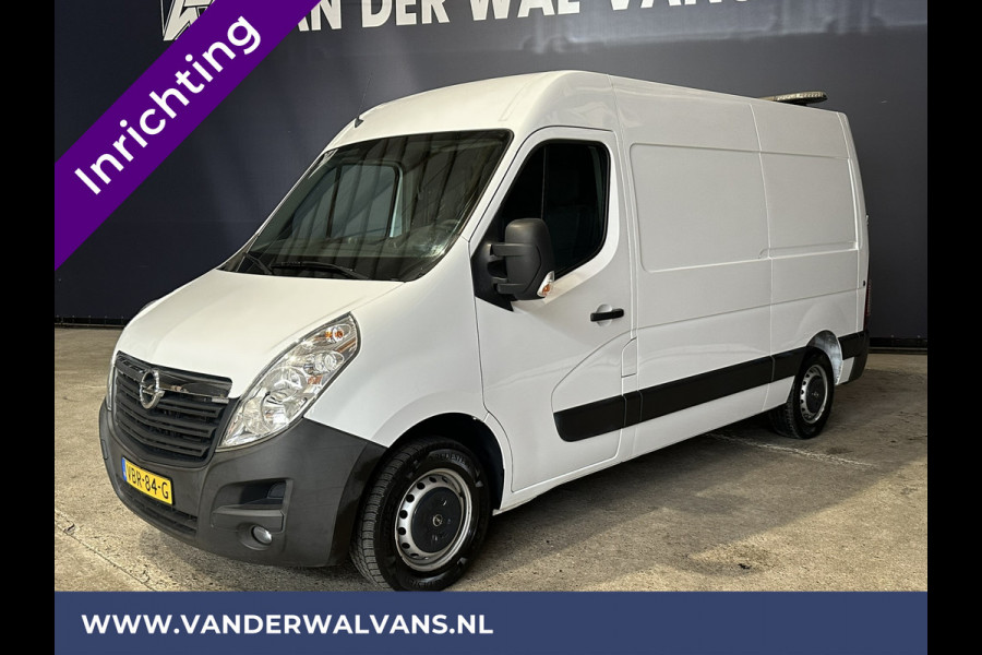 Opel Movano 2.3 CDTI 146pk L2H2 Inrichting Euro6 Airco | Camera | Navigatie | Omvormer 3000 Cruiscontrol, 2500kg Trekhaak, Parkeersensoren, Bijrijdersbank