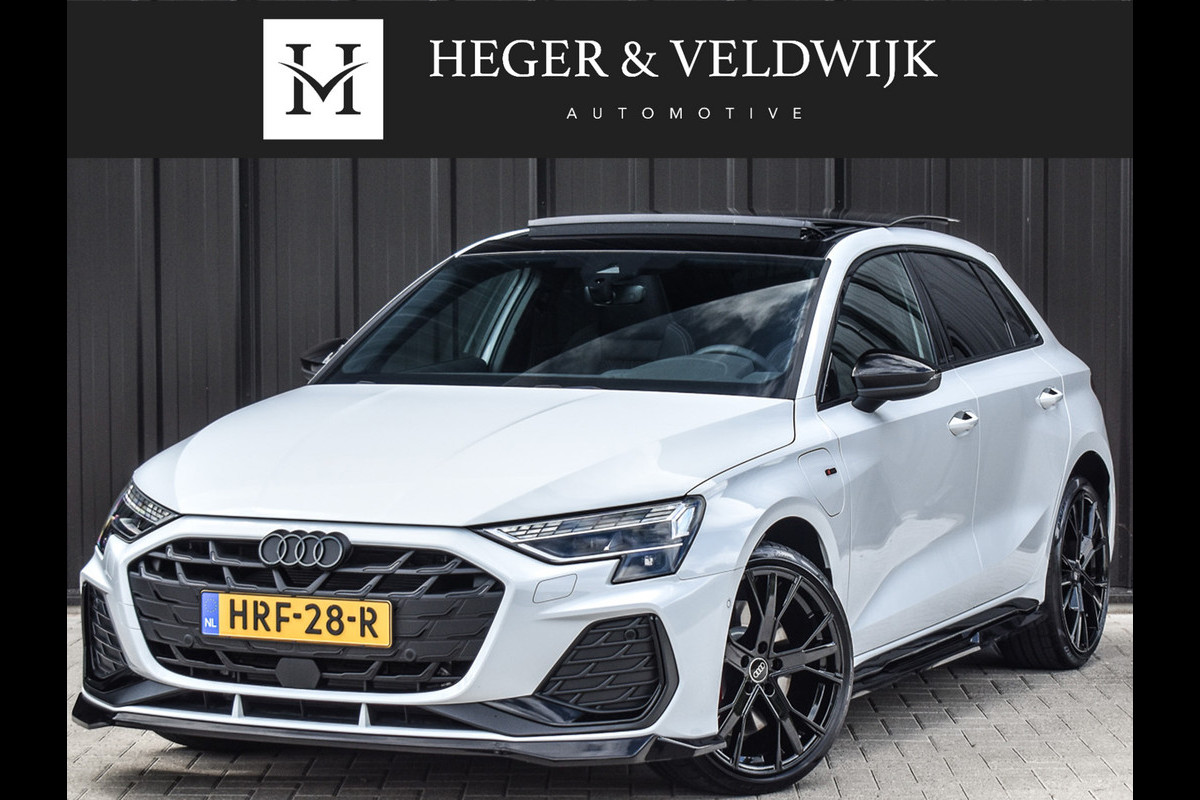 Audi A3 Sportback 45 TFSI e S EDITION COMPETITION | PANORAMADAK | S-SEATS | ADAPTIVE CRUISE | SONOS SOUND | CAMERA | BLACK-OPTIC | AMBIA