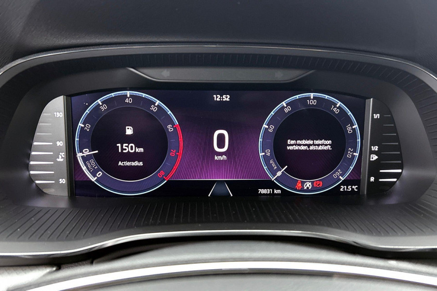 Škoda Octavia Combi 1.0 TSI Ambition Business (TREKHAAK ELEKT. INKLAPBAAR, STUURVERWARMING, PDC, CARPLAY, GOED ONDERHOUDEN)