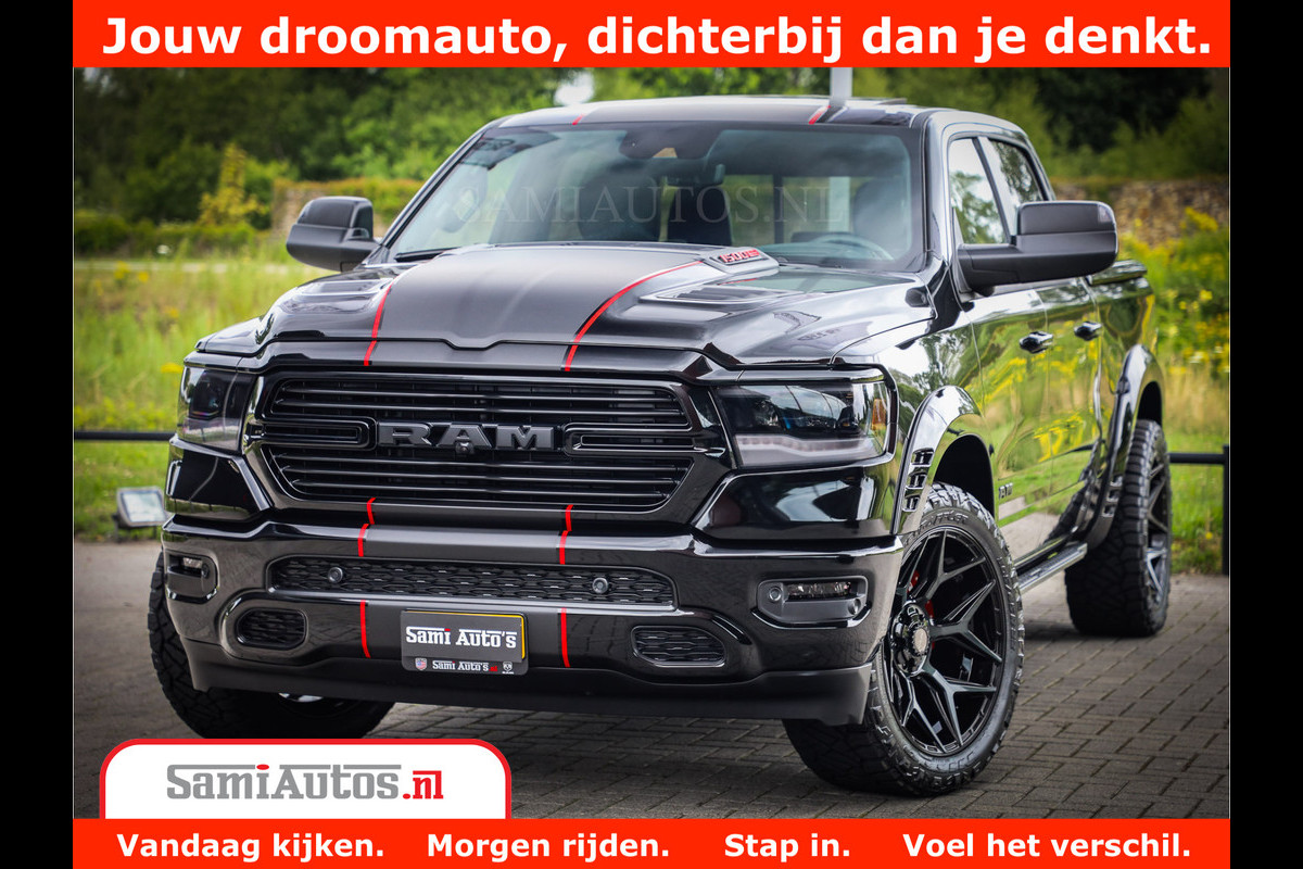 Dodge Ram 1500 GT EDITION | 5.7 V8 HEMI | VIRTUAL COCKPIT | HEAD-UP | ADAPTIVE CRUISE | 360 CAMERA | TRX PACK | Comfortabele Dubbele Cabine met Royale 5 Zitplaatsen | BPM vrij BPM vrij | Nu Leverbaar uit Voorraad | Voorraad Nr 2436 Dodge Ram 1500 GT EDITION | 5.7 V8 HEMI | VIRTUAL COCKPIT | HEAD-UP | ADAPTIVE CRUISE | 360 CAMERA | TRX PACK | Comfortabele Dubbele Cabine met Royale 5 Zitplaatsen | BPM vrij BPM vrij | Nu Leverbaar uit Voorraad | Voorraad Nr 2436